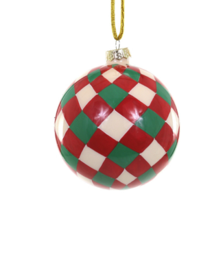 Cody Foster Painted Diamond Bauble Ornament