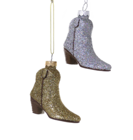 Cody Foster Glittered Cowboy Boot Ornament