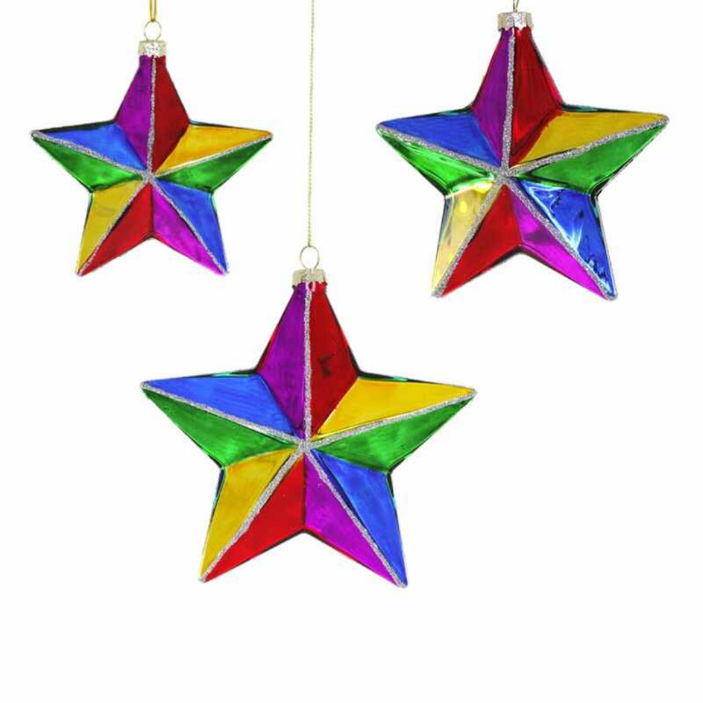 180 Degrees Spectrum Star Ornament