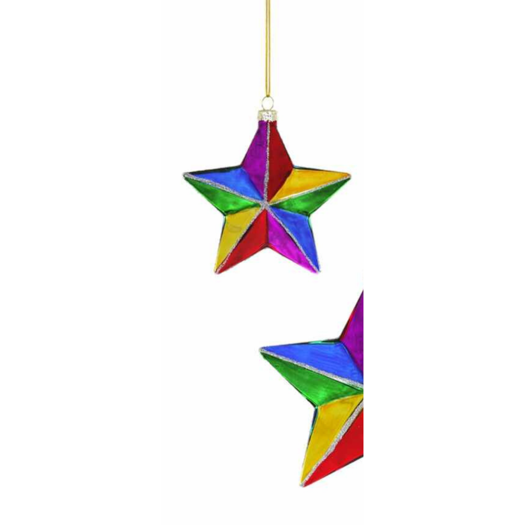 180 Degrees Spectrum Star Ornament