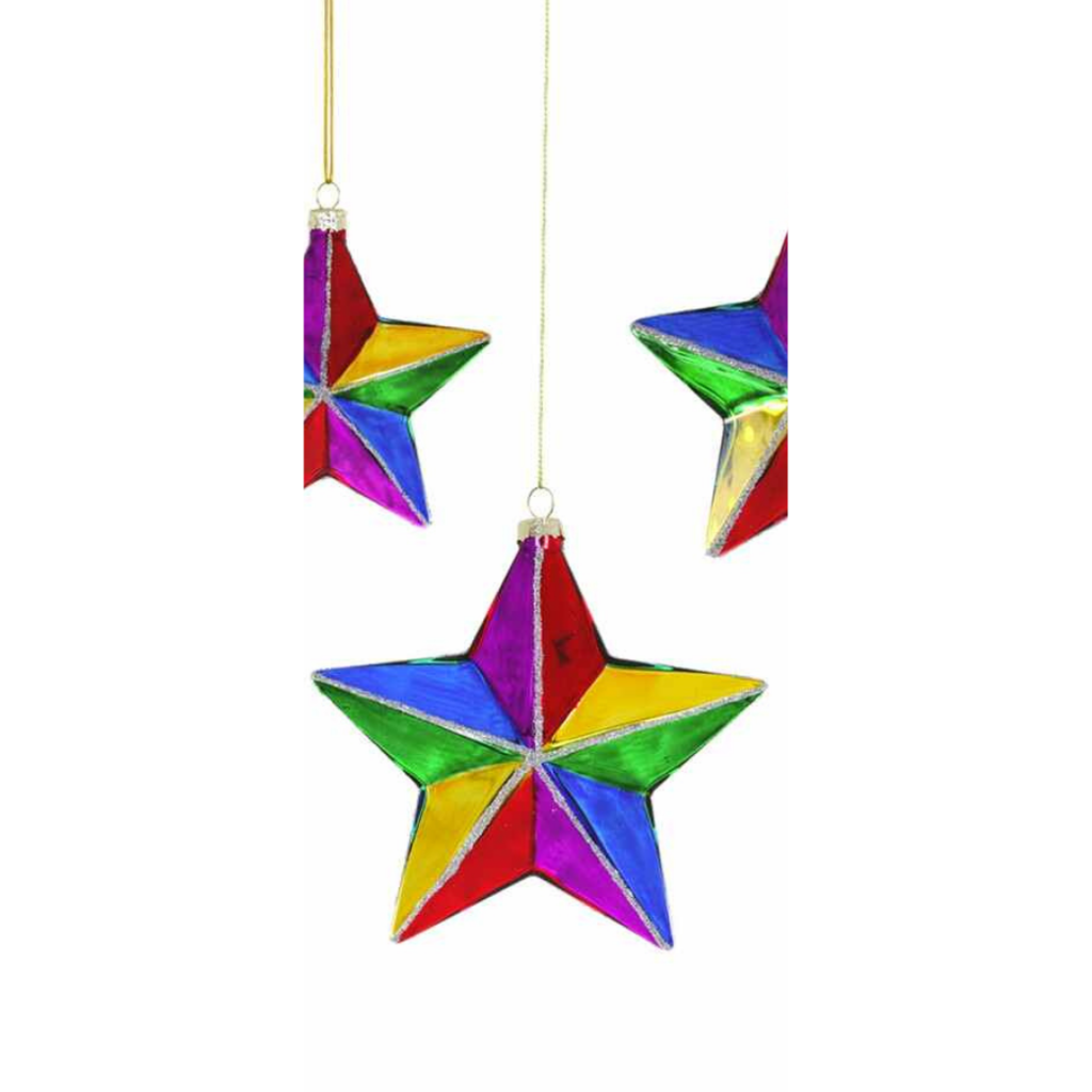 180 Degrees Spectrum Star Ornament