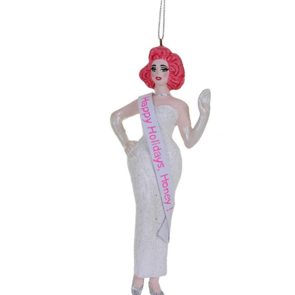 Cody Foster Happy Holidays Honey Drag Queen Ornament