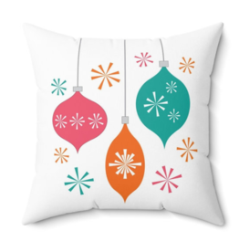 Tiki Mae Studios Pink/Blue/Orange Ornament Pillow