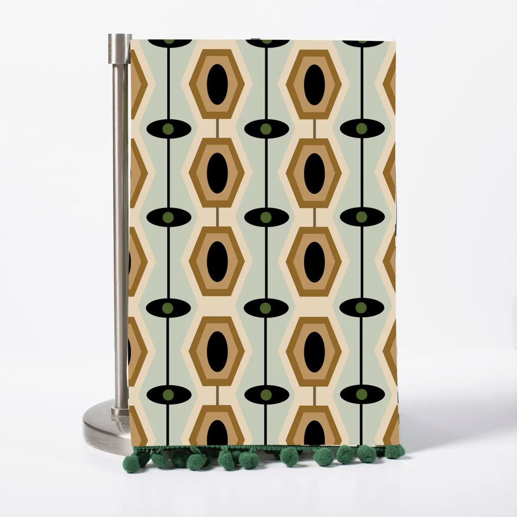 Mod Lounge Paper Co. Geometric Hexagon Tea Towel