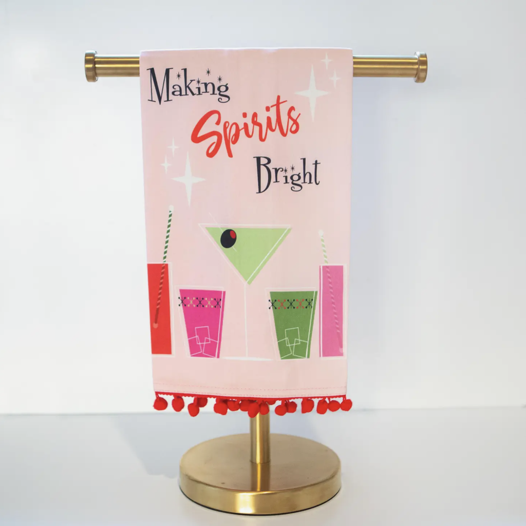 Mod Lounge Paper Co. Making Spirits Bright Tea Towel