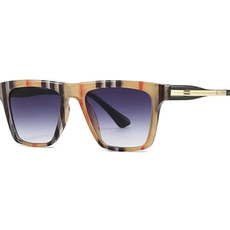 Peepa's Accessories Lance Classic Square Style Sunglasses - Plaid