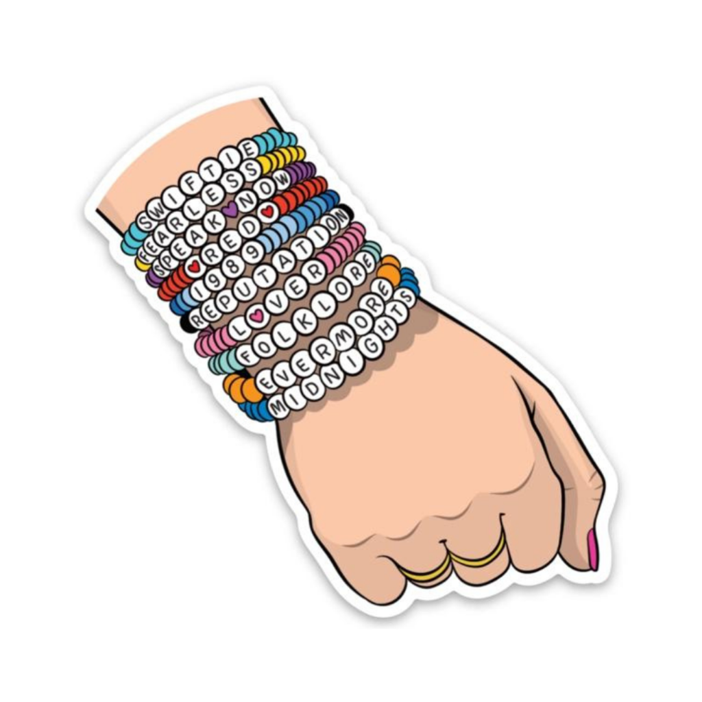 The Found Taylor Swift Friendship Bracelets Sticker