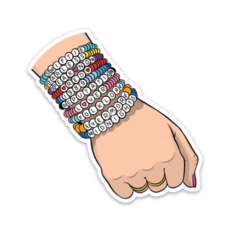 The Found Taylor Swift Friendship Bracelets Sticker
