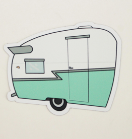 Extremely Retro Vintage Trailer Sticker - 1960's Mint