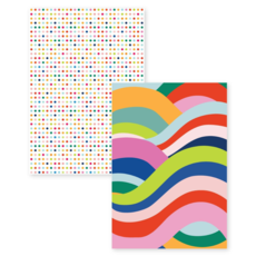 Mixtape Paper Co. Dots + Swirls Reversible Gift Wrap