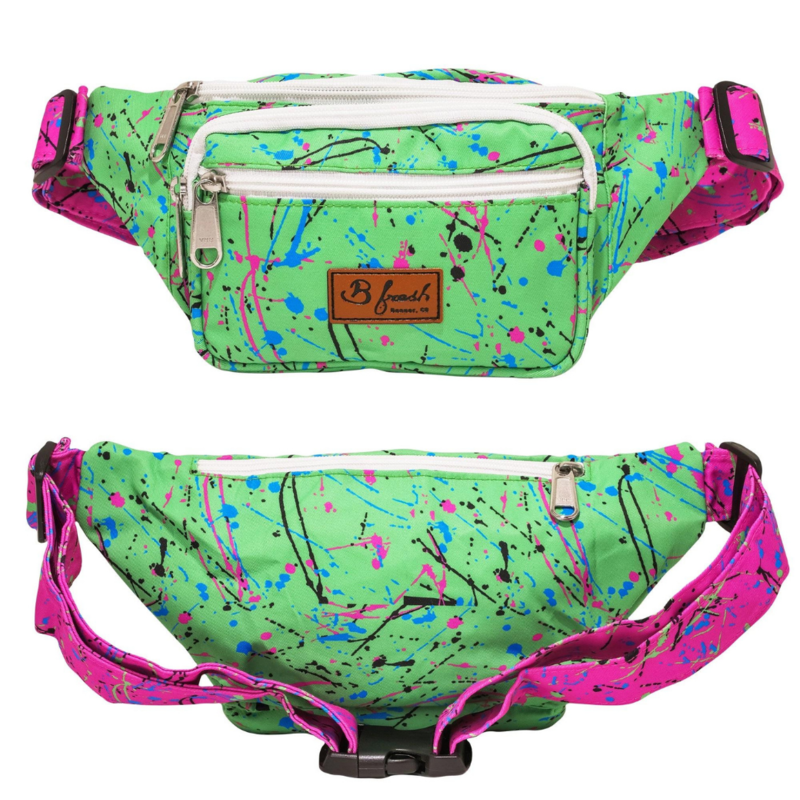 B Fresh Gear 90's Splatter Fanny Pack