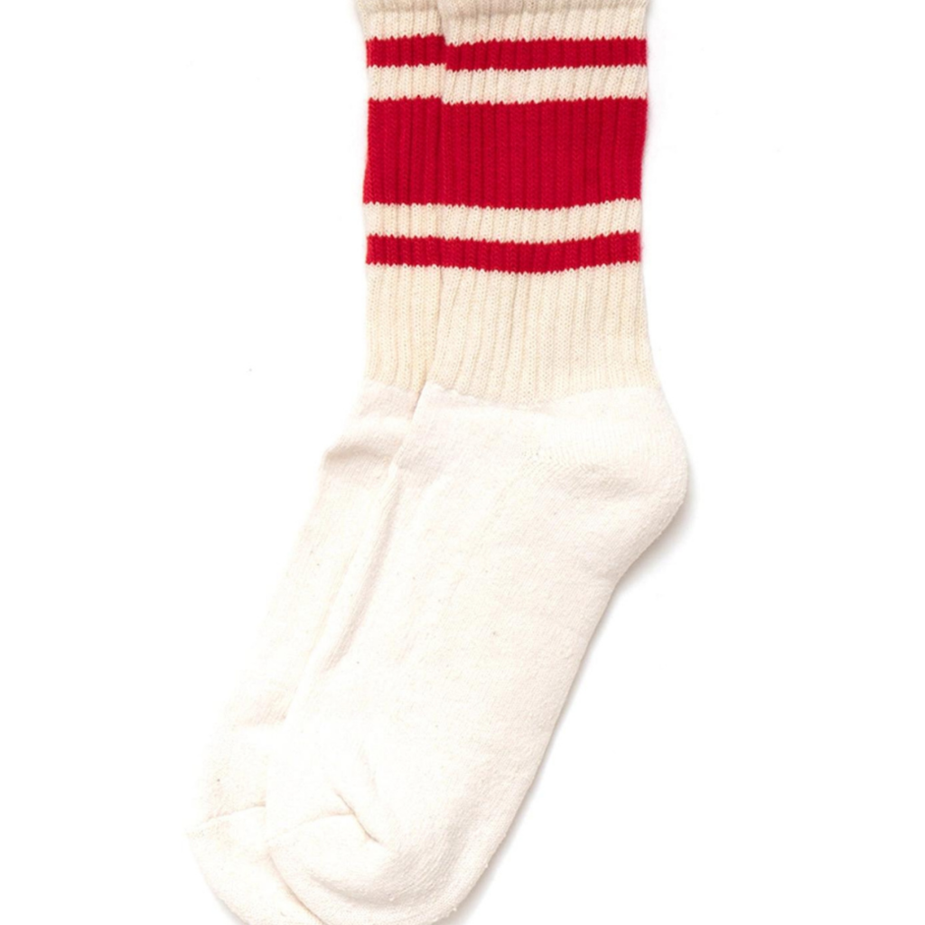 American Trench The Mono Stripe Sock - Red
