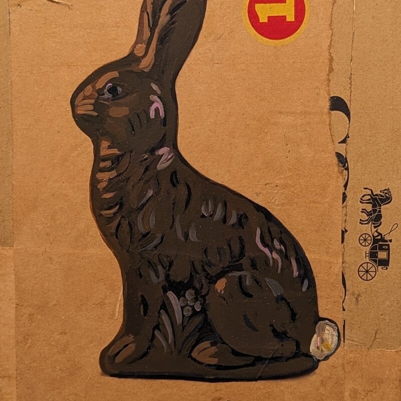 Norman Korpi Chocolate Bunny Series 34 "Study 59" 12x16