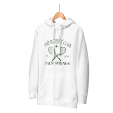 Peepa's White Racquet Club Unisexy Hoodie