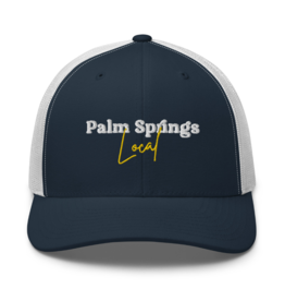 Peepa's Palm Springs Local Navy Trucker Hat
