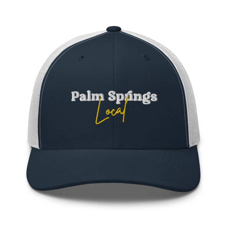 Peepa's Palm Springs Local Navy Trucker Hat