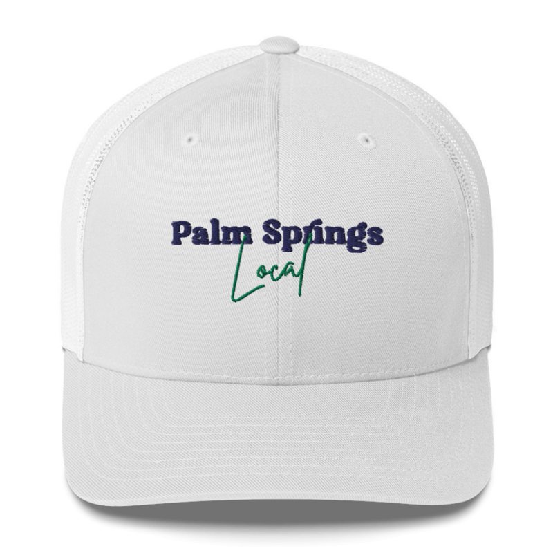 Peepa's Palm Springs Local Navy on White Hat