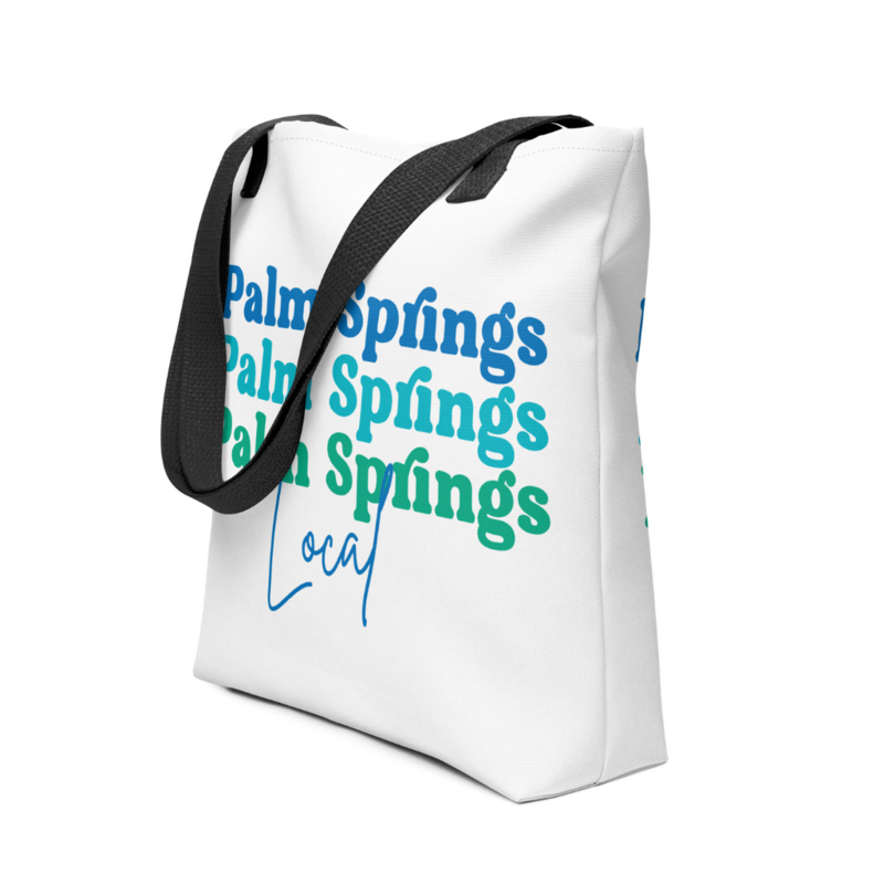 Peepa's Blue Palm Springs Local Tote Bag