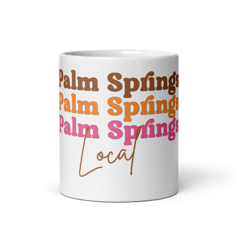 Peepa's Pink Palm Springs Local Mug
