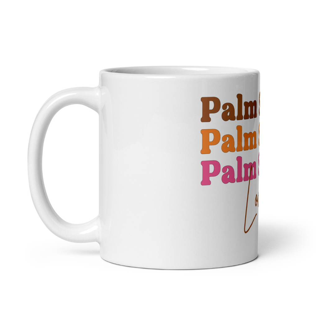 Peepa's Pink Palm Springs Local Mug