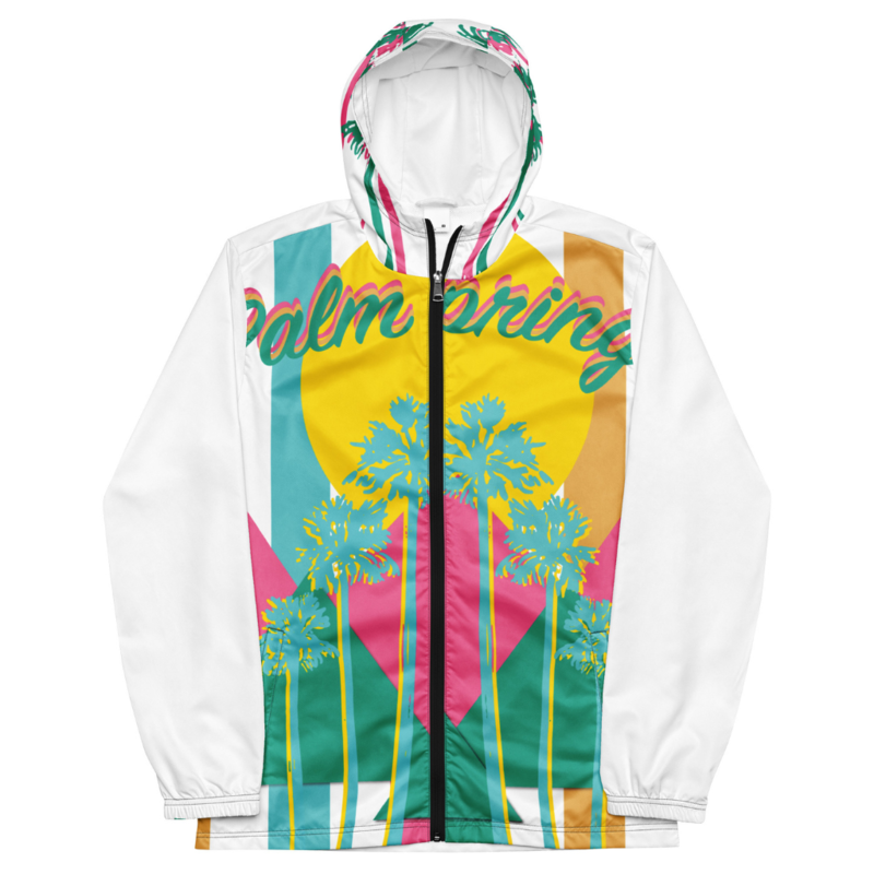 Peepa's Pastel Palm Springs Windbreaker