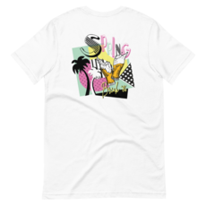 Peepa's Palm Springs Spring Break 1986 Unisexy Graphic Tee