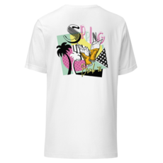 Peepa's Palm Springs Spring Break 1986 Unisexy Graphic Tee