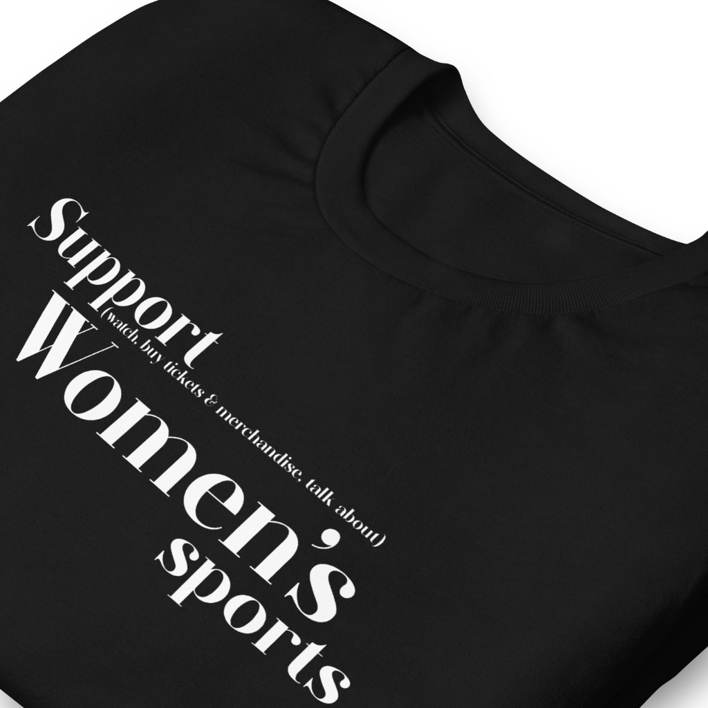 Peepa's Support Women's Sports Unisexy Graphic Tee