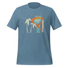 Peepa's Palm Springs Googie Sign Unisexy Graphic Tee