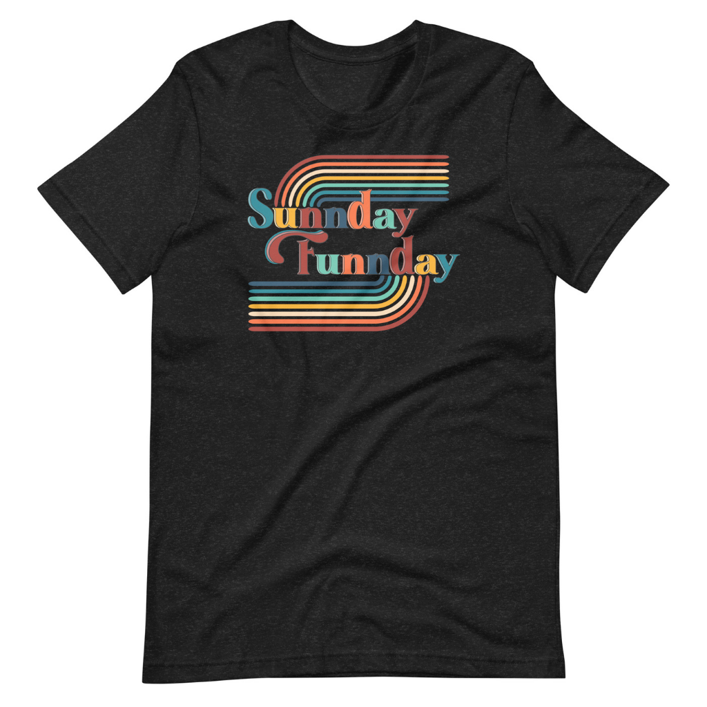 Peepa's Rainbow Sunday Funday Unisexy Graphic Tee