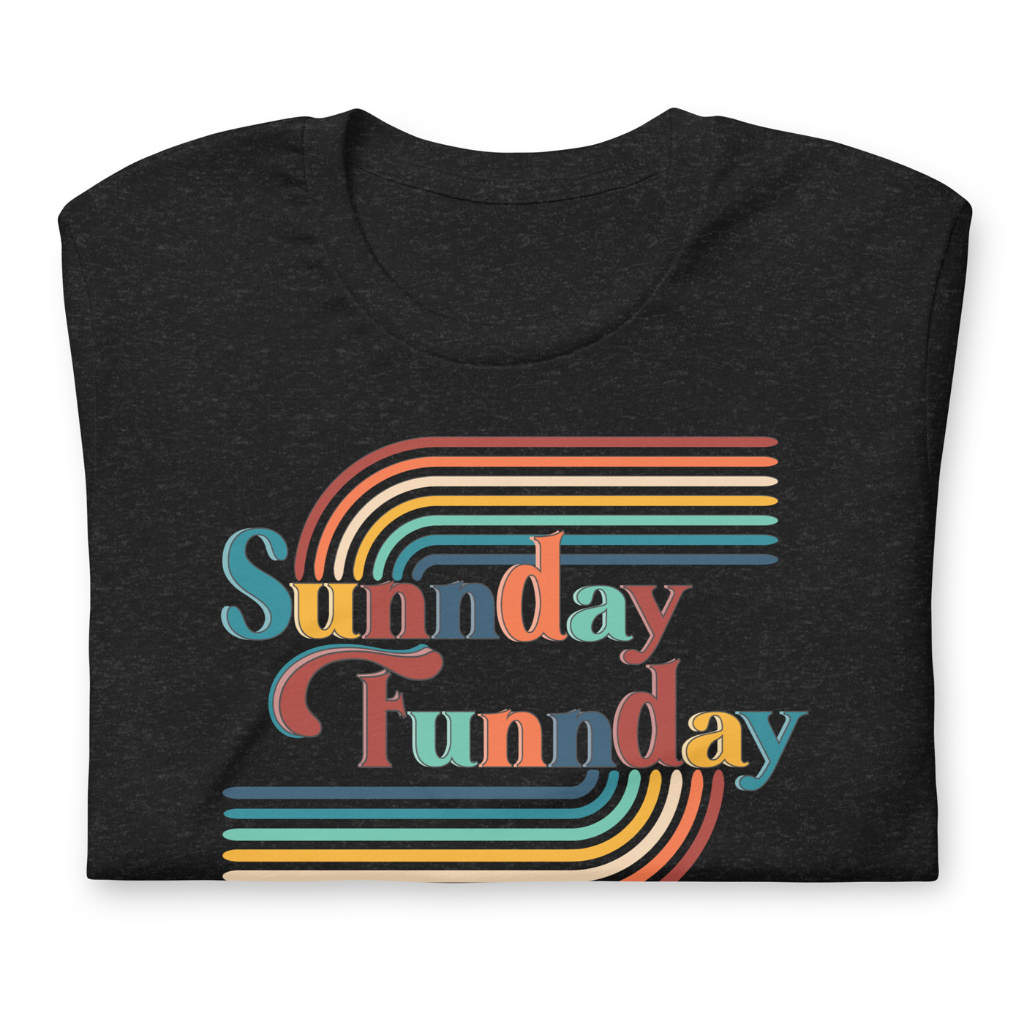 Peepa's Rainbow Sunday Funday Unisexy Graphic Tee