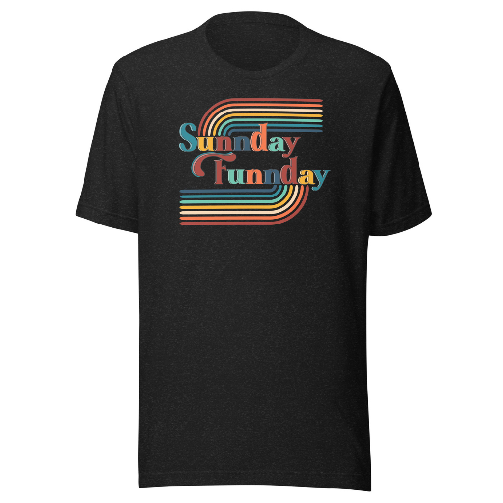 Peepa's Rainbow Sunday Funday Unisexy Graphic Tee