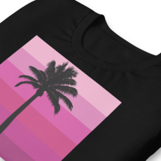 Peepa's Palm Tree Pink Pantone Unisexy Graphic Tee