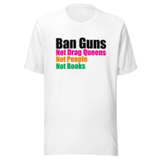 Peepa's Ban Guns Unisexy Graphic Tee