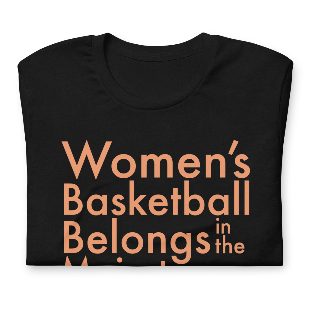 Peepa's Women's Basketball Mainstream Unisexy Graphic Tee