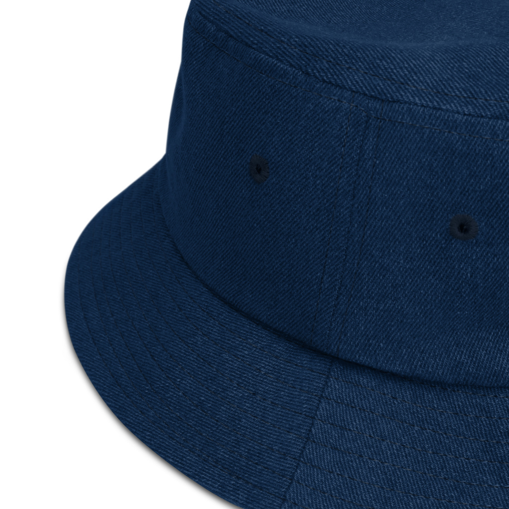 Peepa's Palm Springs 1980's Denim Bucket Hat