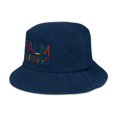 Peepa's Palm Springs 1980's Denim Bucket Hat