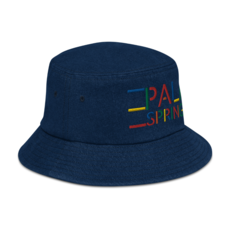 Peepa's Palm Springs 1980's Denim Bucket Hat