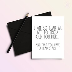 That's So Andrew Grow Old Together Card