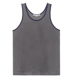 Parke & Ronen Graphite Steadfast Mesh Tank Top