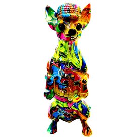 Interior Illusions Street Art Chihuahua Standing On Legs - 12"