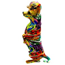 Interior Illusions Street Art Chihuahua Standing On Legs - 12"