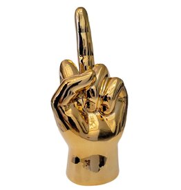 Interior Illusions Bronze Middle Finger - 9"