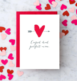 Design With Heart LV30 Cupid Had Perfect Aim Valentine's Day Card