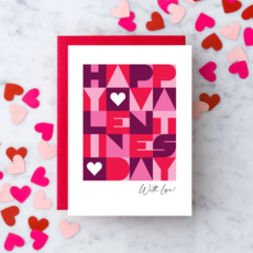 Design With Heart LV64 Mod Love Valentine's Day Greeting Card
