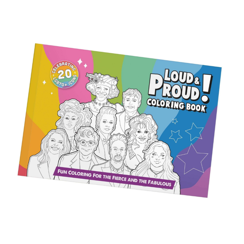Bubblegum Stuff Loud and Proud Coloring Book