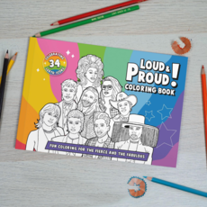 Bubblegum Stuff Loud and Proud Coloring Book