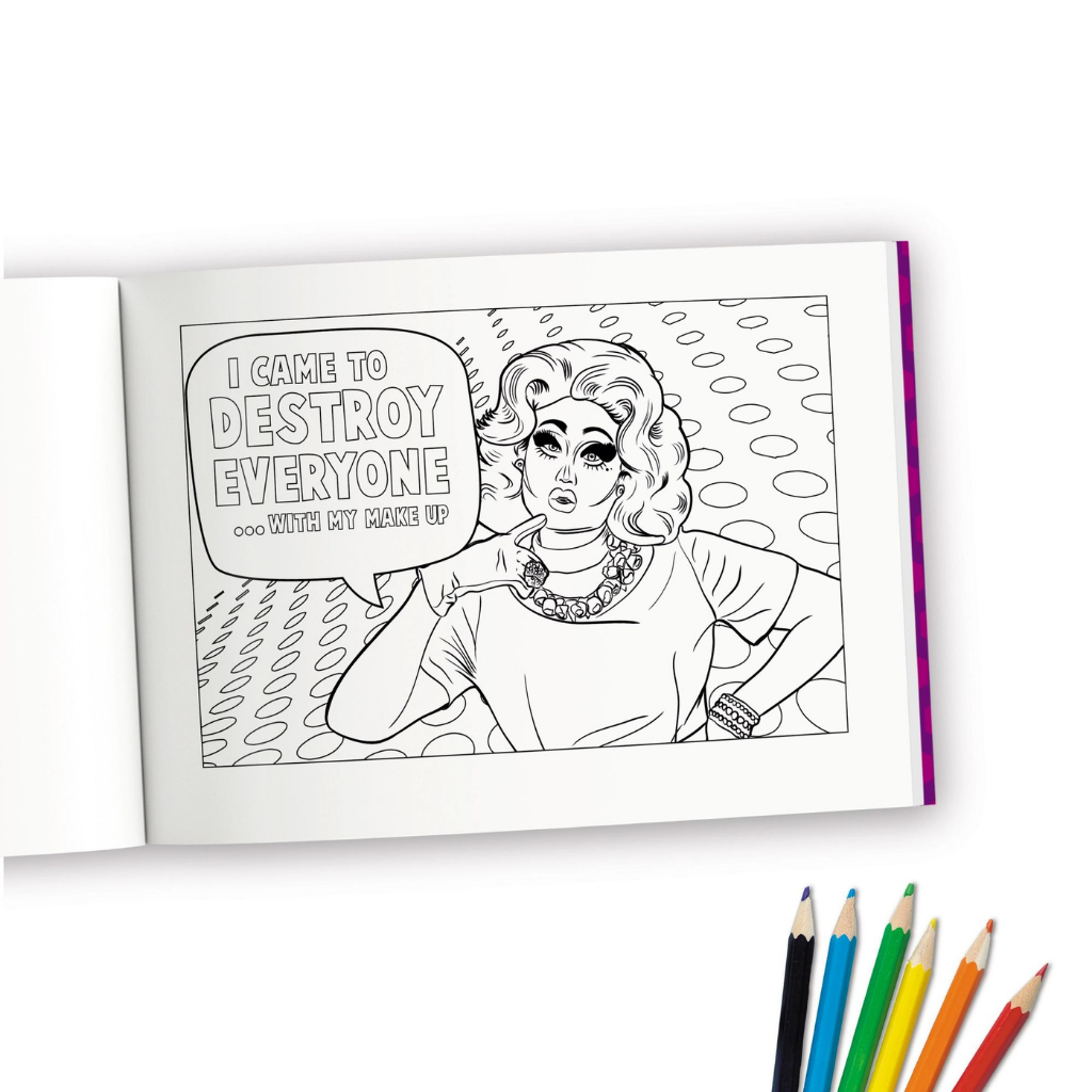 Bubblegum Stuff Drag Queen Coloring Book