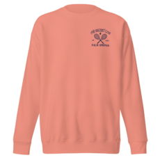 Peepa's Racquet Club Unisexy Sweatshirt Dusty Rose