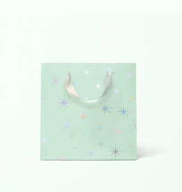 Sunshine Studios Holographic Mint Starburst Gift Bag, Small